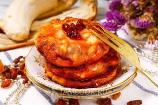 Сырники без яиц с бананом