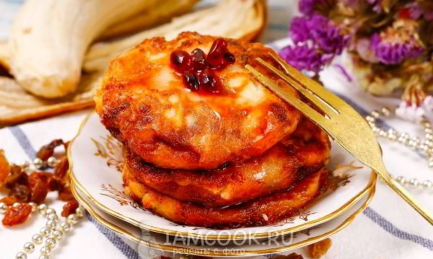 Рецепт сырники без яиц с бананом