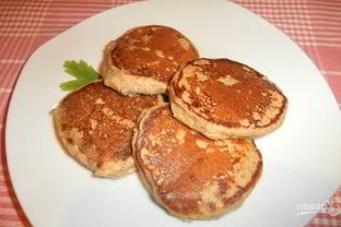 Сырники из творога с бананом