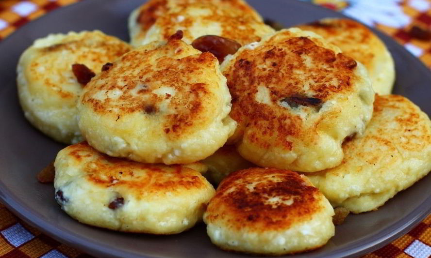 Рецепт сырники из творога с изюмом