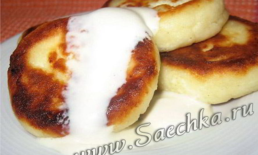 Рецепт сырники из творога с мукой