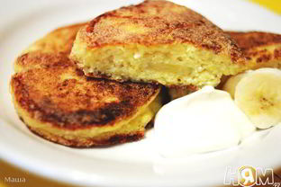 Сырники с бананом