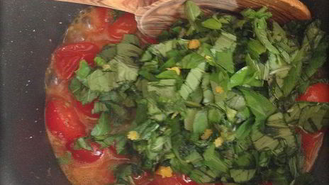 сырники с фетой, ветчиной и кинзой