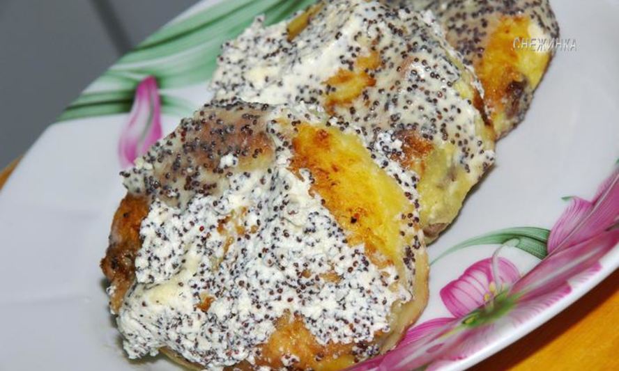 Рецепт сырники с изюмом и маковым соусом по-белорусски