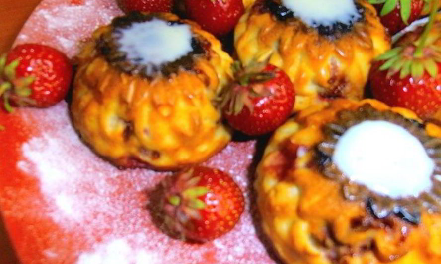 Рецепт сырники с клубникой