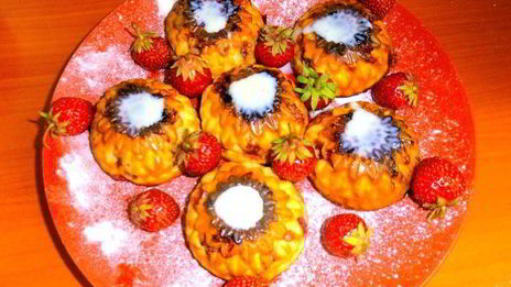 сырники с клубникой