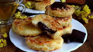 Сырники с шоколадной начинкой
