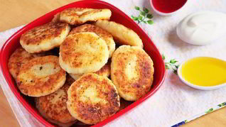 Сырники с шоколадом и миндалем