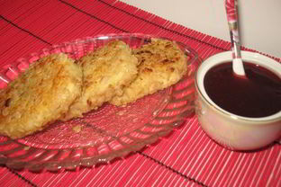 Сырники с шоколадом в овсяной панировке