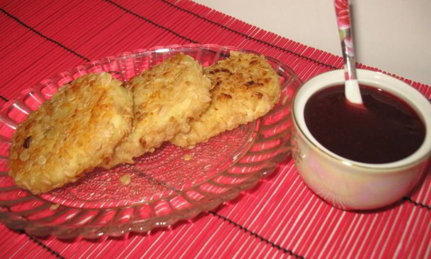 Рецепт сырники с шоколадом в овсяной панировке