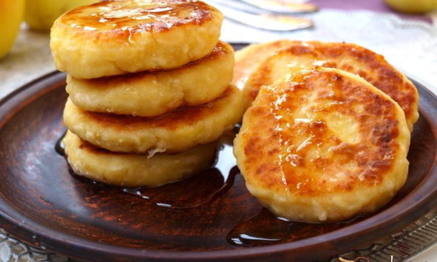 Рецепт сырники с яблоками