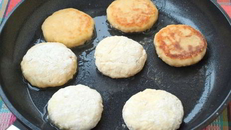 сырники с яблоками