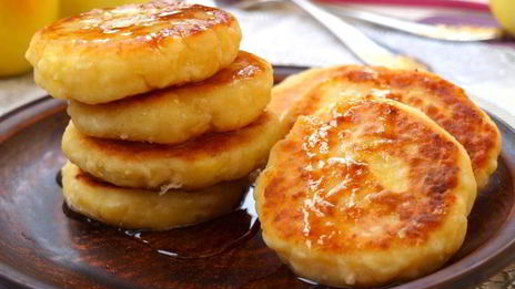 сырники с яблоками