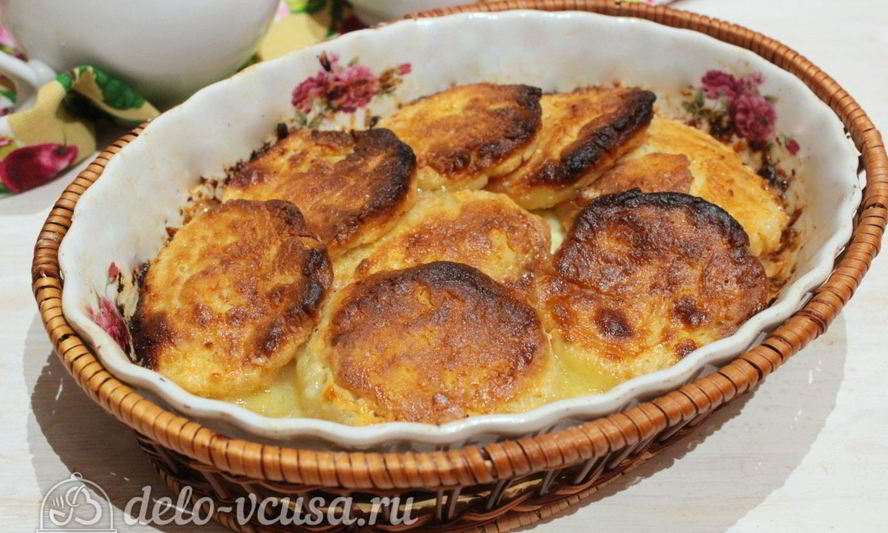 Рецепт сырники со сметаной в духовке