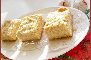 Творожник с яблоками и апельсиновой цедрой