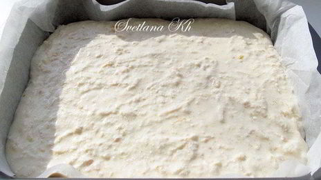 творожник с яблоками и апельсиновой цедрой