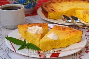 Творожник в духовке