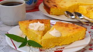 Творожник в духовке