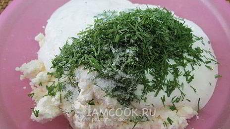 воздушные сырники с укропом в духовке