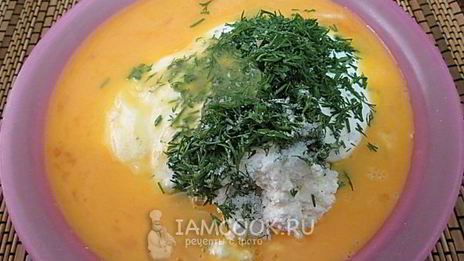 воздушные сырники с укропом в духовке