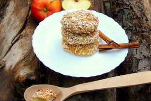 Яблочные сырники в овсяной панировке без муки