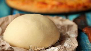 Бездрожжевое тесто для пиццы на маргарине