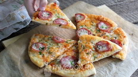 дрожжевое тесто для пиццы на молоке