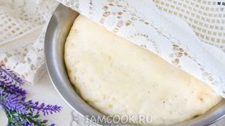 Дрожжевое тесто на воде