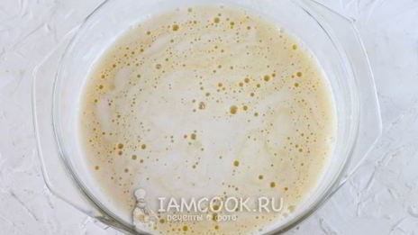 дрожжевое тесто на воде