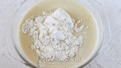 дрожжевое тесто на воде