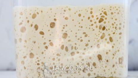 дрожжевое тесто на воде