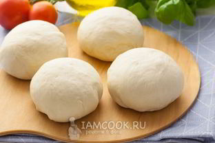 Постное тесто для пиццы