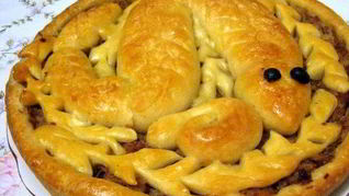 Тесто для пирога с фаршем