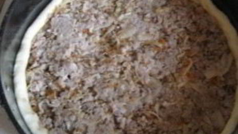 тесто для пирога с фаршем