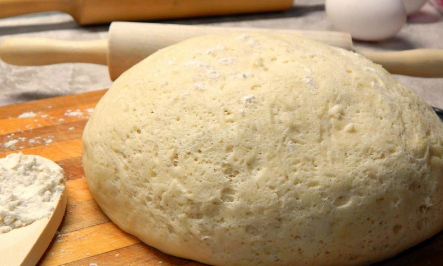 Рецепт тесто для пирогов на сухих дрожжах и воде