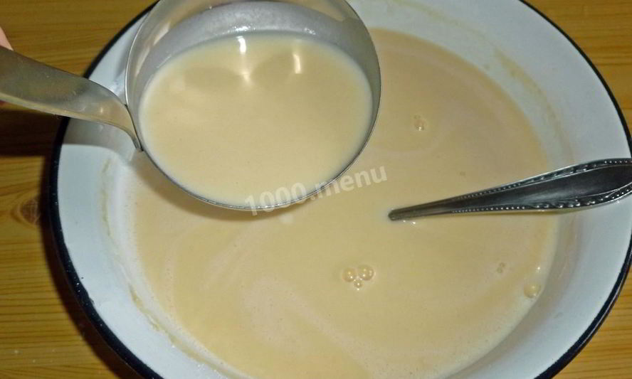 Рецепт тесто на блины на сыворотке