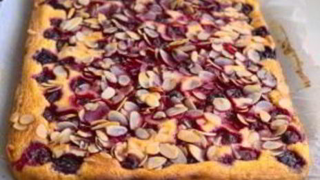 творожное тесто для пирога с вишней