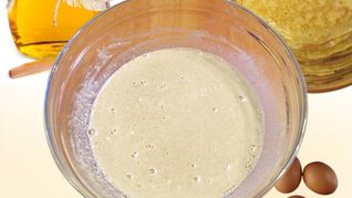 Заварное тесто для блинов на молоке