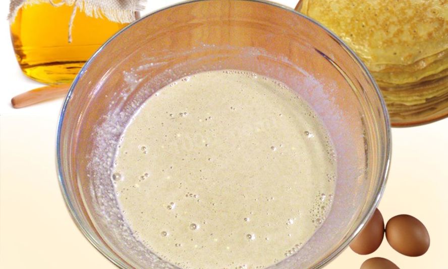 Рецепт заварное тесто для блинов на молоке