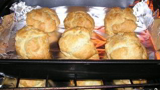 Заварное тесто с творогом