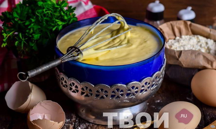 Рецепт жидкое тесто для пирога