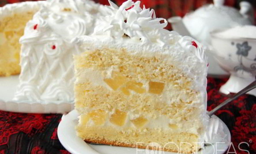 Рецепт ананасовый торт