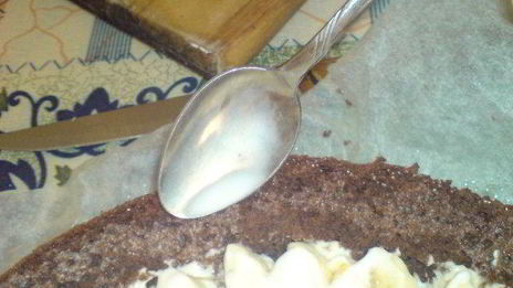 бананово-шоколадный торт