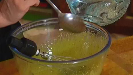 бисквит на зеленом чае