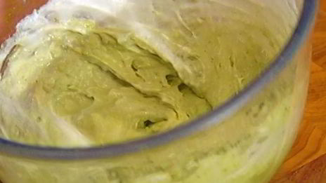 бисквит на зеленом чае