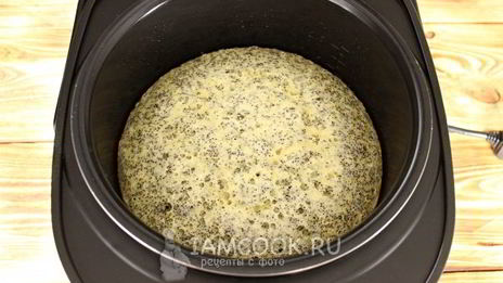 бисквит с маком в мультиварке
