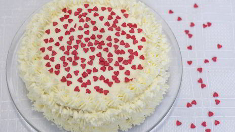 бисквитный торт с кремом чиз