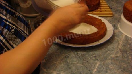 бисквитный торт с сгущенкой вареной в мультиварке