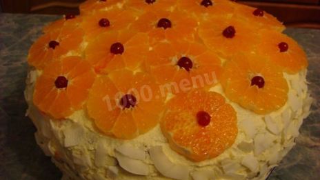 бисквитный торт с сгущенкой вареной в мультиварке