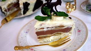 Блинный торт Банановое безумие